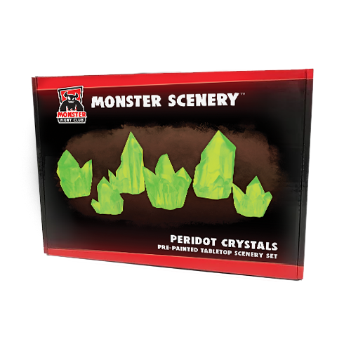 Monster Scenery: Peridot Crystals