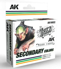 Inks: Secondary Acrylic Set (3 Colors) 30ml Bottles