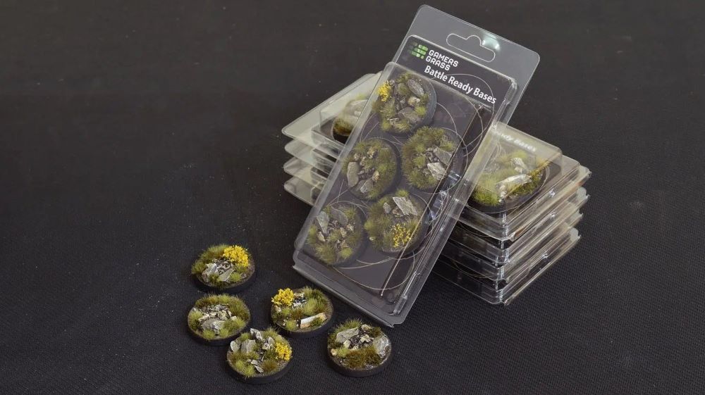 40mm Highland Round Battle Ready Bases (5)