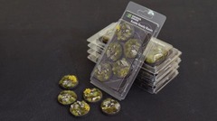 40mm Highland Round Battle Ready Bases (5)