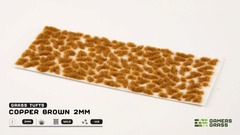 Gamers Grass - 2mm Copper Brown Grass Tufts (115) (Self Adhesive)