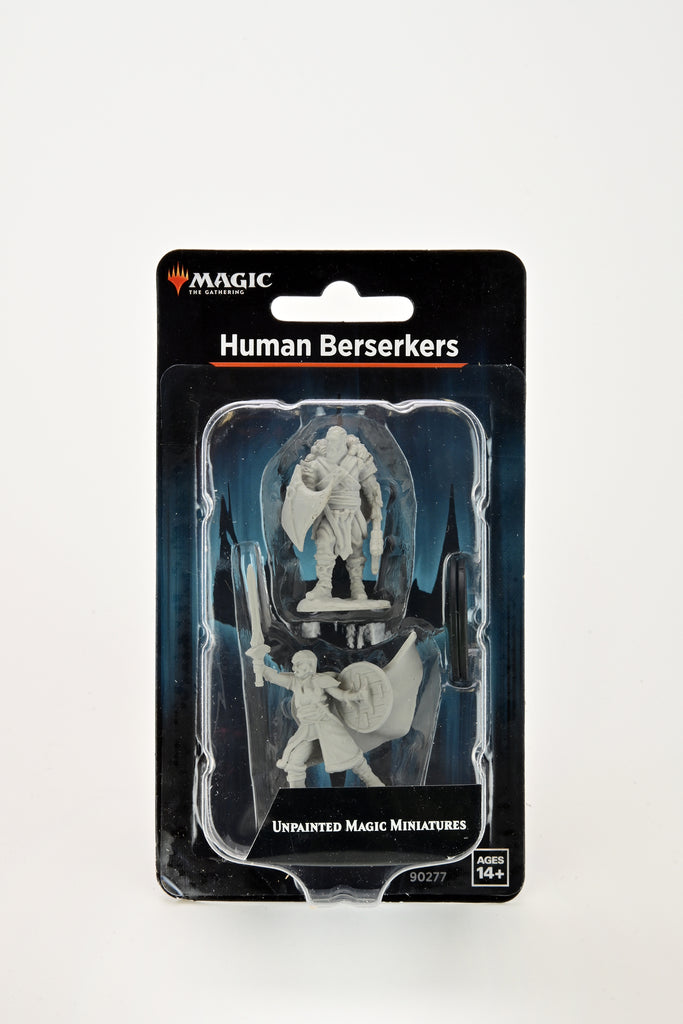 Magic the Gathering Unpainted Miniatures: W02 Human Berserkers