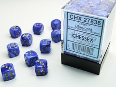 Vortex: 12mm D6 Blue/Gold/Black (36)