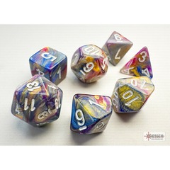 Chessex Festive Mini 7 Die Set Carousel/White