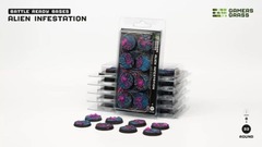 32mm Alien Infestation Round Battle Ready Bases (8)