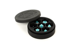 Silicone Round Dice Case - Black