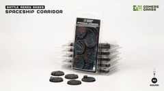 40mm Spaceship Corridor Round Battle Ready Bases (5)