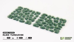 Gamers Grass - 6mm Alien Turquoise Grass Tufts (70) (Self Adhesive)
