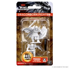Dungeons & Dragons: Nolzur's Marvelous Unpainted Miniatures - W04 Dragonborn Male Fighter