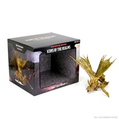 Dungeons & Dragons: Icons of the Realms Adult Gold Dragon Premium Figure