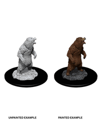 WizKids Deep Cuts Unpainted Miniatures: W07 Grizzly