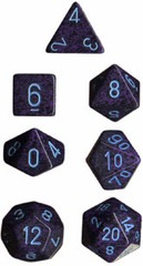 Chessex Cobalt 7 Die Set Speckled