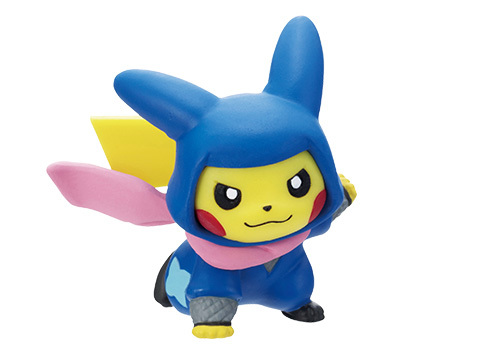 Pokemon Center Tokyo DX Gashapon Figure Ninja Pikachu
