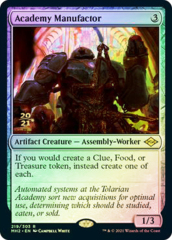 Academy Manufactor - Foil - Prerelease Promo