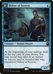Delver of Secrets // Insectile Aberration - Foil