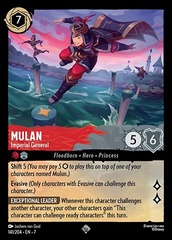 Mulan, Imperial General (141/204) - Cold Foil