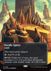 Needle Spires (0165) (Borderless) - Galaxy Foil