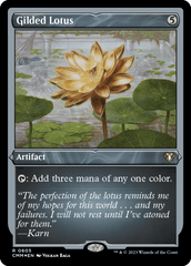 Gilded Lotus (0605) - Foil Etched