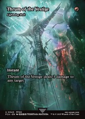 Thrum of the Vestige [Lightning Bolt] (0040) (Showcase)
