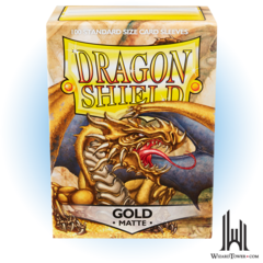 Dragon Shield Box of 100 in Matte Gold