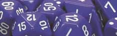 Opaque - Polyhedral 7-Die Set - Purple / white