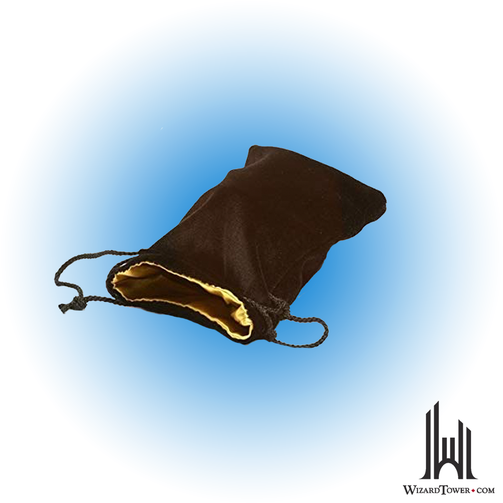 Dice Bag - Black / Gold 5 x 8
