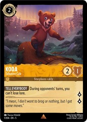 Koda, Talkative Cub (0001) - Cold Foil