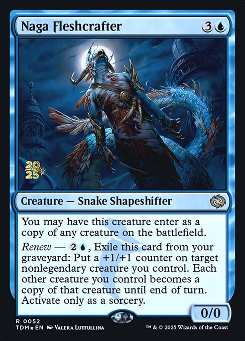 Naga Fleshcrafter (Prerelease) - Foil