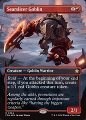 Searslicer Goblin (0394) (Borderless) - Mana Foil