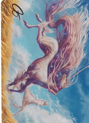 Nyxborn Unicorn (01/54) Art Card - Gold-Stamped Signature