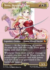 Terra, Herald of Hope (0212) (Borderless) - Surge Foil