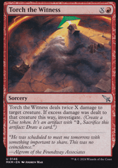 Torch the Witness (Green Lampshade) - Foil