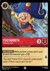 Cogsworth, Climbing Clock (130/204) - Cold Foil