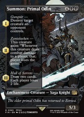 Summon: Primal Odin (0365) (Borderless) - Foil