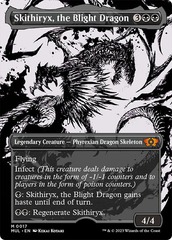 Skithiryx, the Blight Dragon (0017) (Borderless) (Showcase)