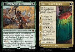 Huatli, Poet of Unity // Roar of the Fifth People - Foil