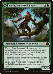 Nissa, Vastwood Seer // Nissa, Sage Animist - Foil