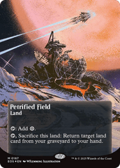 Petrified Field (0167) (Borderless) - Galaxy Foil