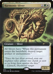 Harmonic Sliver (663) (Extended Art) - Foil