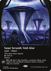 Susur Secundi, Void Altar (0379) (Borderless) - Galaxy Foil