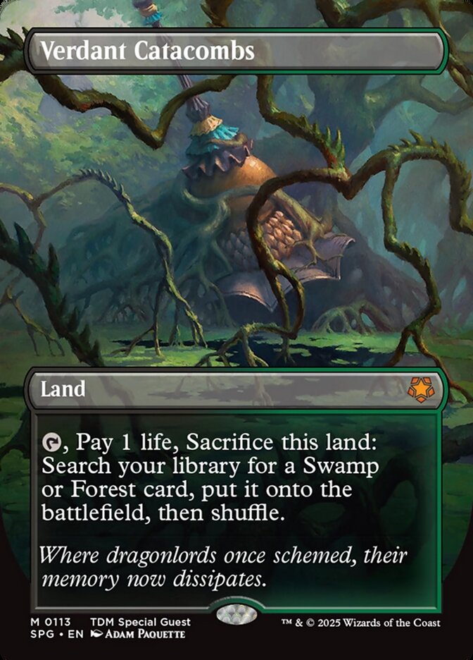 Verdant Catacombs (0113) (Borderless) - Foil