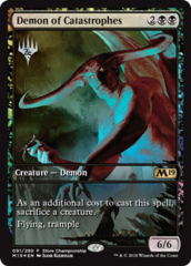 Demon of Catastrophes - Foil - Store Championships Promo