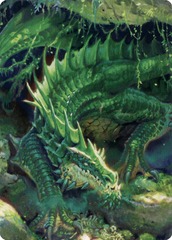Adult Green Dragon (01/81) Art Card