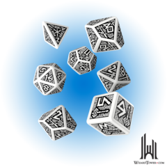 DWARVEN DICE WHITE / BLACK