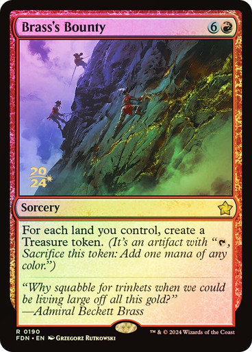 Brasss Bounty (0190) (Prerelease) - Foil