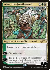Ajani, the Greathearted (520) (Showcase) - Foil