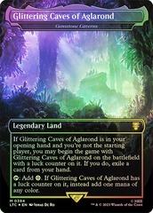 Glittering Caves of Aglarond - Gemstone Caverns (394) (Borderless) - Surge Foil