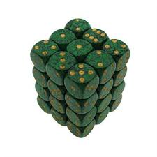 Speckled - 12mm Dice Block - Golden Recon