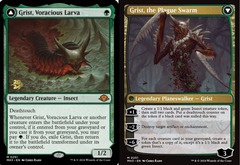 Grist, Voracious Larva // Grist, the Plague Swarm (Prerelease) - Foil