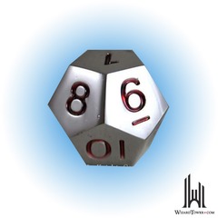 Metal Dice: 12 Sided